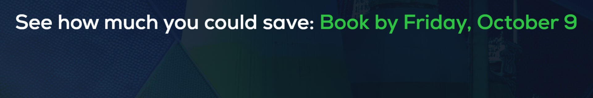 Advancing Nuclear Power Construction 2027 - Animated savings banner