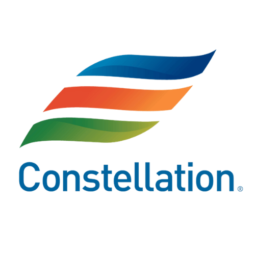 Logo of Constellation, an attending company at Advancing Nuclear Power Construction 2027