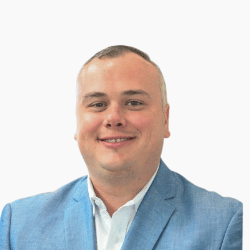 Headshot of James Teague, Director of Preconstruction at Fessler & Bowman Inc., speaking at Advancing Nuclear Power Construction 2027